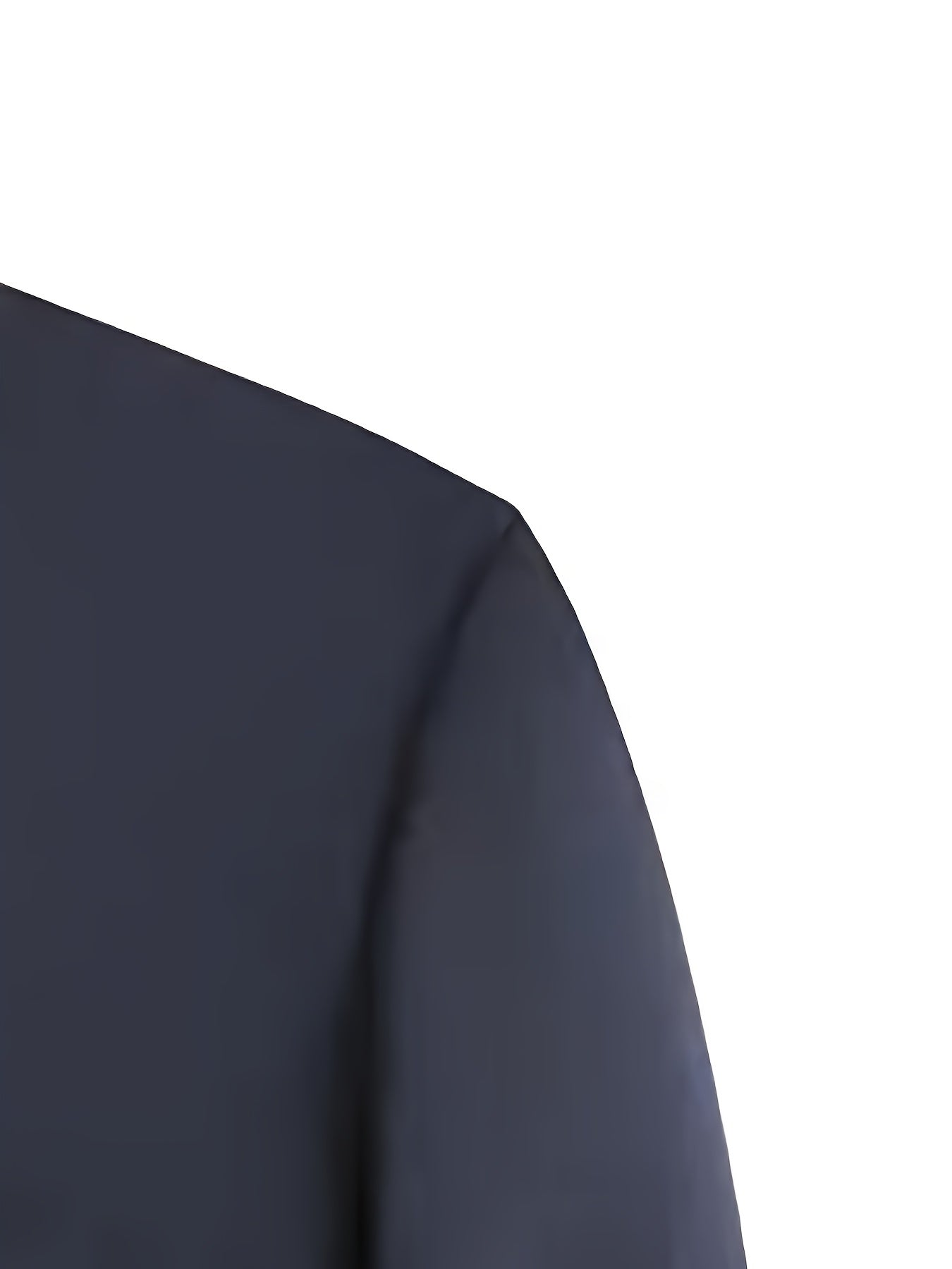 Men's Casual Winter Jacket with Stand-Up Collar Fleece Lining Windproof Regular Fit