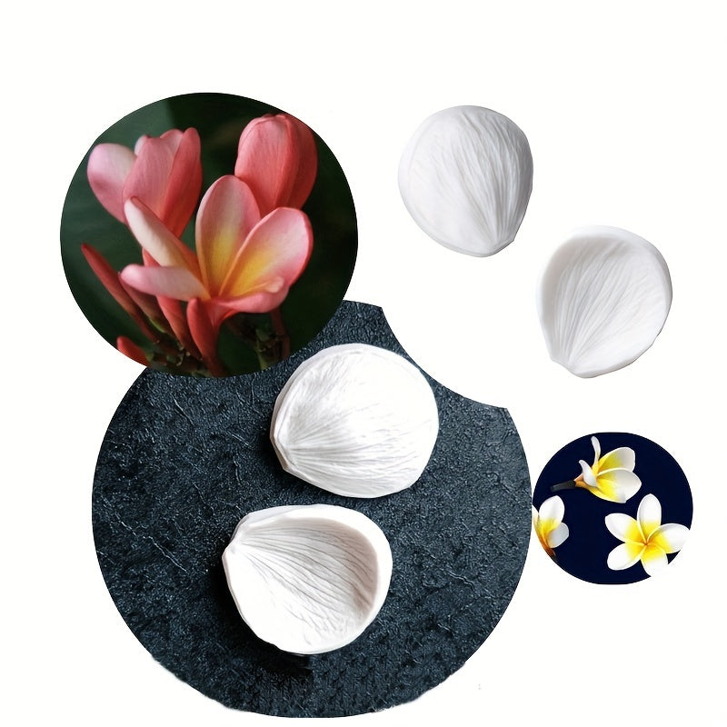 Keks bezash uchun gul barglari uchun silikondan tayyorlangan qolip, shokolad, sovun va hunarmandchilik uchun