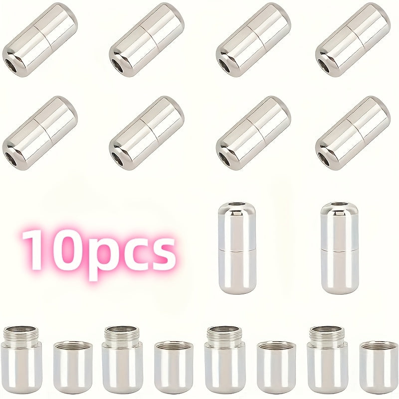 10Pcs Metal Shoelace Locks Alloy Lace Buckle No-Tie Shoe Fixing Accessories
