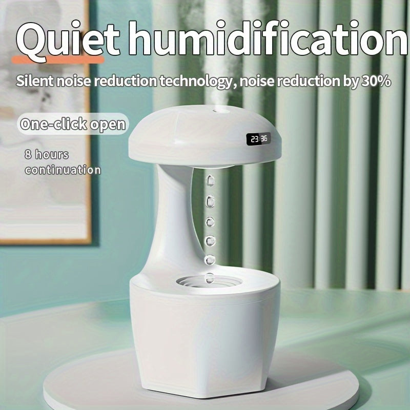 Quiet Humidifier with Night Light 1000ml Large Capacity USB Touch Control