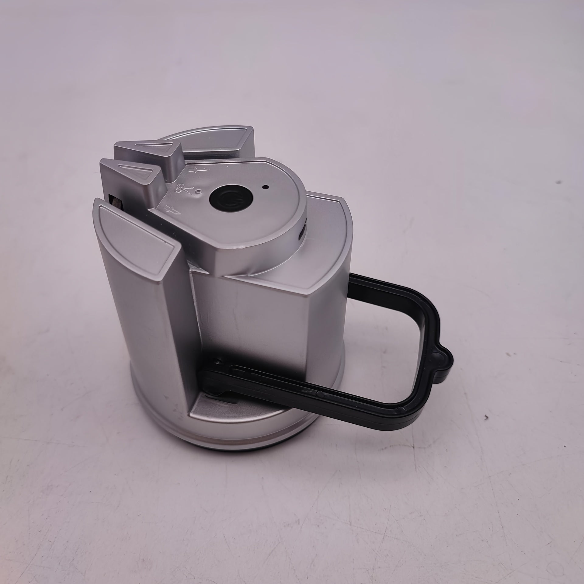 Electric Knife Sharpener with Suction Cup Base USB Rechargeable Compact Kitchen Gadget