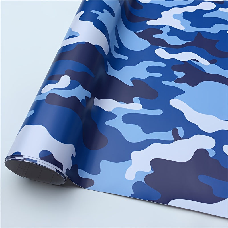 Avtomobillar, velosipedlar, noutbuklar uchun kamuflyaj vinil qoplama, bardoshli, ob-havo sharoitlariga chidamli