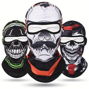 Full Face 3D Anime Skull Balaclava Ski Mask for Men and Women for Cycling Skiing and Outdoor Sports