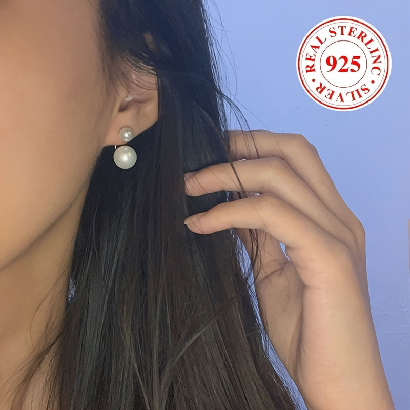 Vintage uslubidagi nozik bilakuzuklar 925 sterling kumushdan tayyorlangan, shirin suv marvaridi bilan bezatilgan, gippoallergen va ayollar uchun nafis.