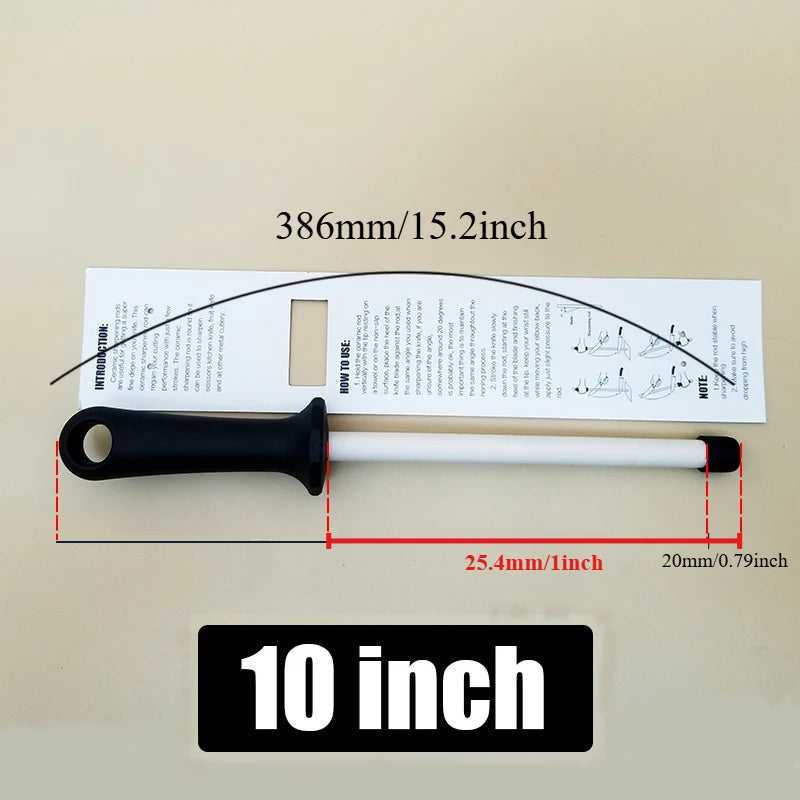 Керамические точильные стержни для ножей 8, 10, 12 дюймов