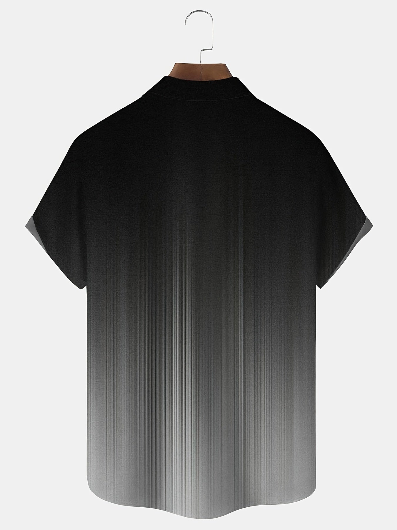 Мужская футболка с коротким рукавом в винтажном градиентном полосатом 3D цифровом принте для лета большого размера