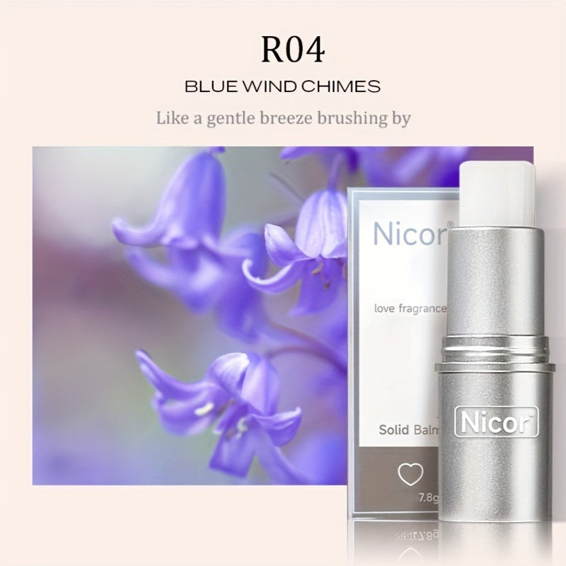 Unisex Solid Perfume Stick with Floral Scent and Plant Squalane 5 Scents