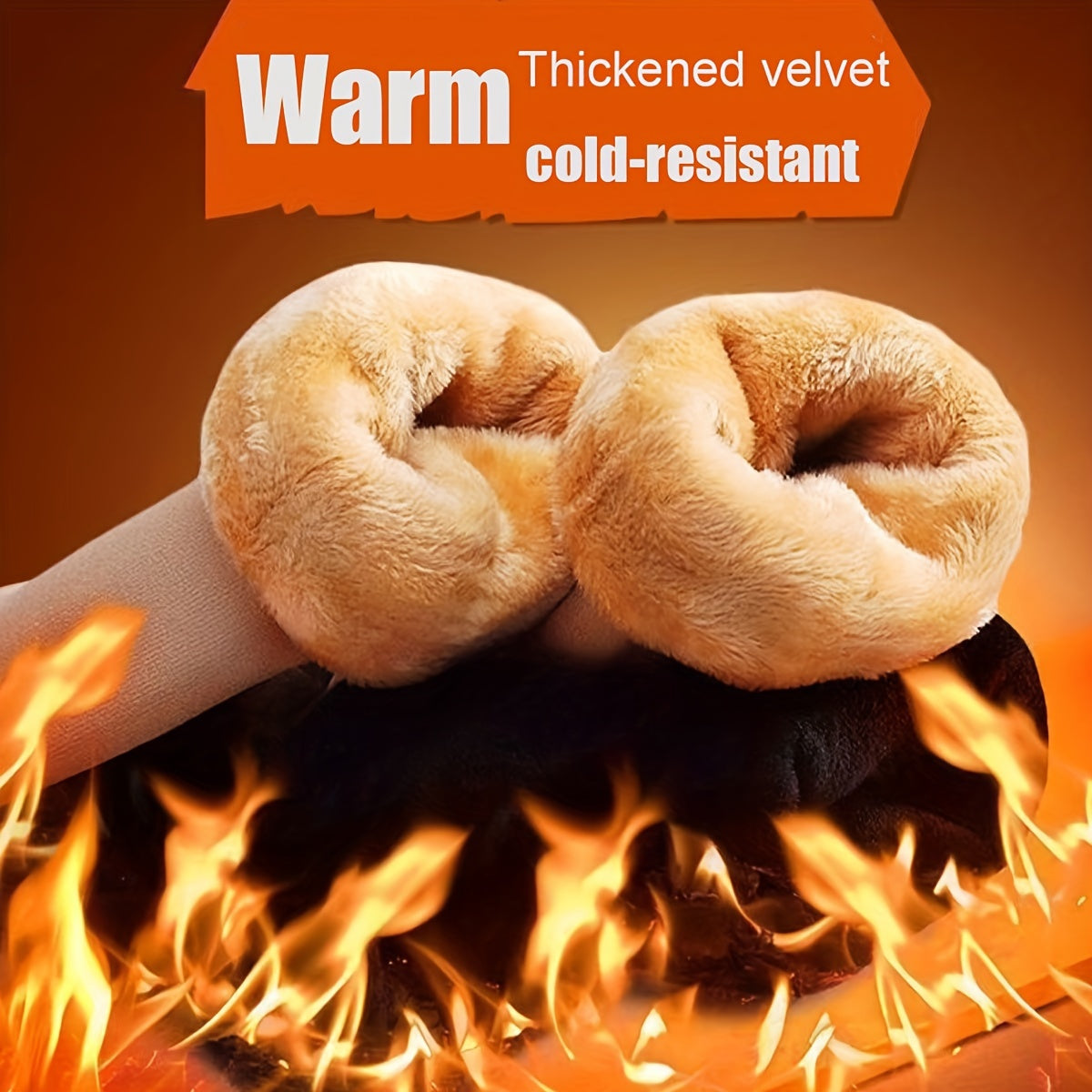 calcetines de nieve gruesos y cálidos para mujer, forro de felpa, color sólido, cortos, para otoño e invierno