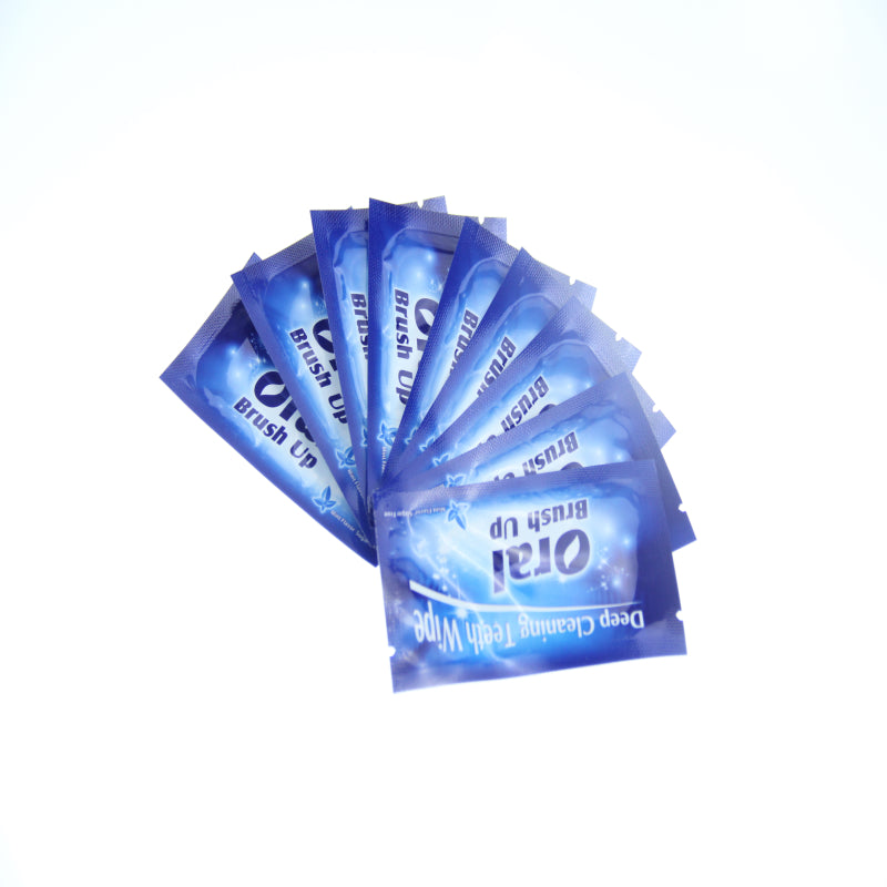 Disposable Finger Tooth Wipes 10 Pack Portable Oral Cleaning Travel Essentials