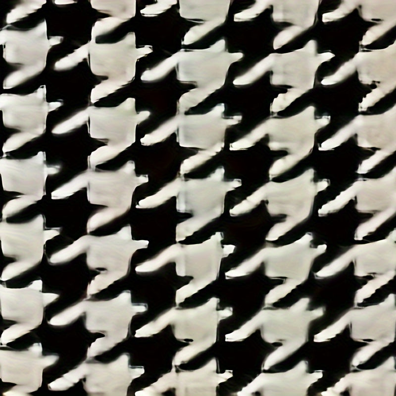 Juego de 2 cestas de ropa plegables con estampado de pata de gallo para ropa y almacenamiento