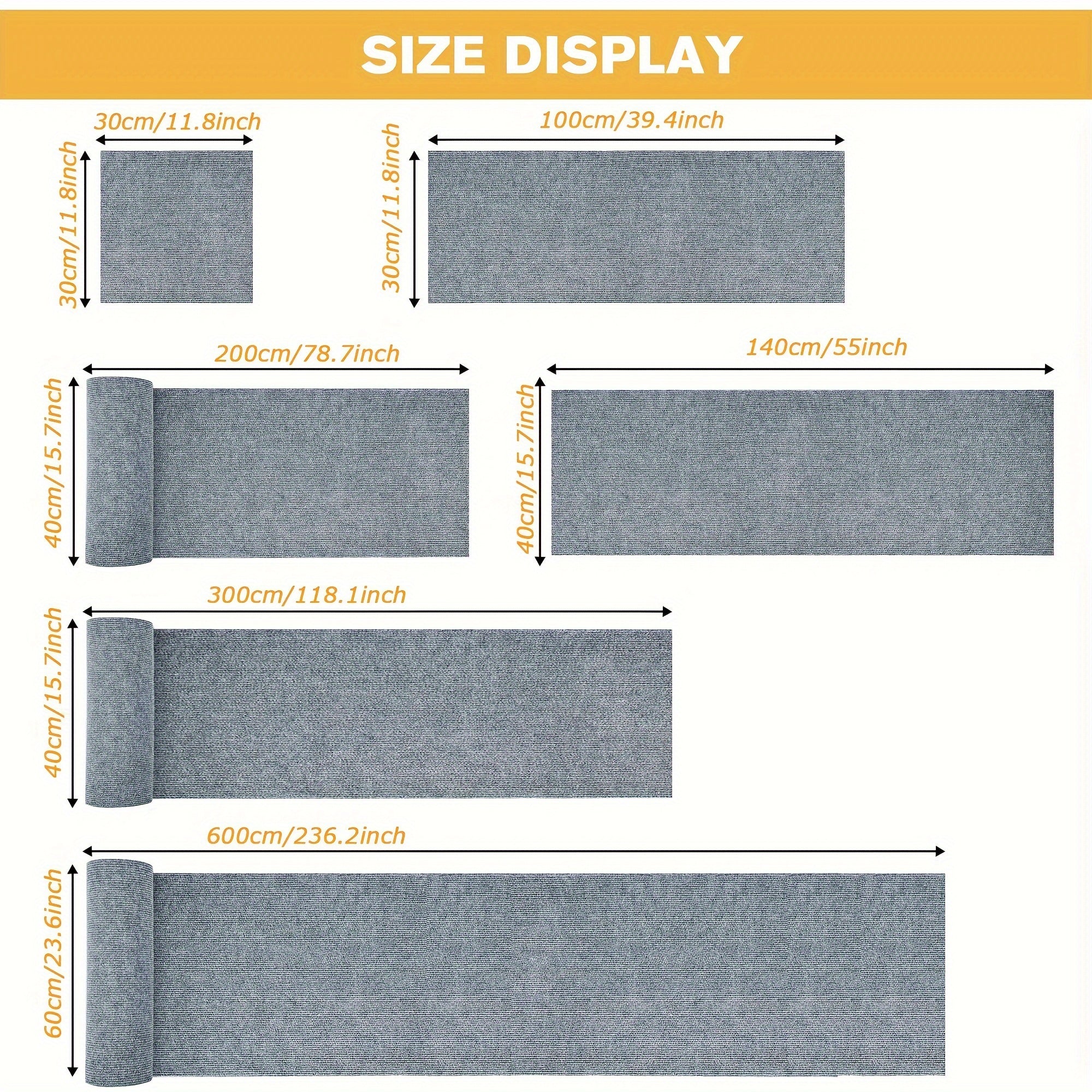 Прочная коврик из полиэстера для царапания кошек для защиты мебели и ухода за когтями