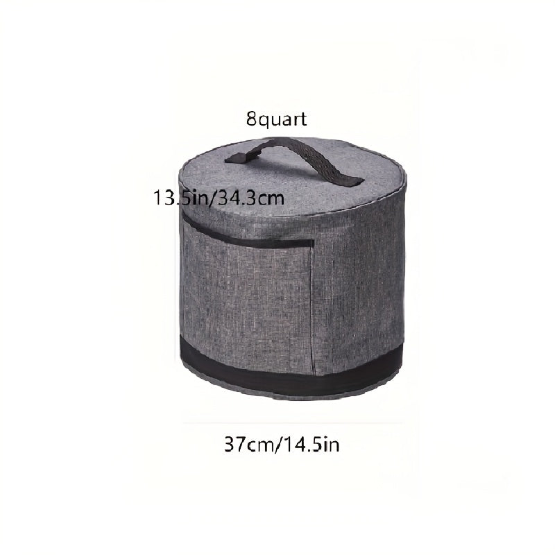 Tez tayyorlov uchun izolyatsiyalangan chang qoplami 6QT 8QT Instant Pot uchun, oson tozalash va asboblar uchun cho'ntak bilan
