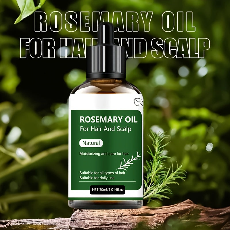 Ayollar uchun Rosemary soch yog'i, yumshoq soch parvarishi va porlash uchun