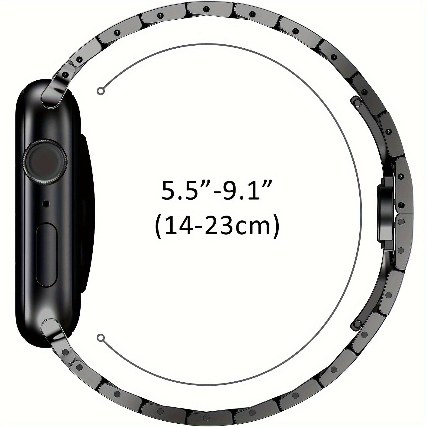 Gold-Plated Stainless Steel Watch Band for Apple Watch Series 10 9 8 7 6 5 4 Ultra SE 42mm 44mm 45mm 46mm 49mm