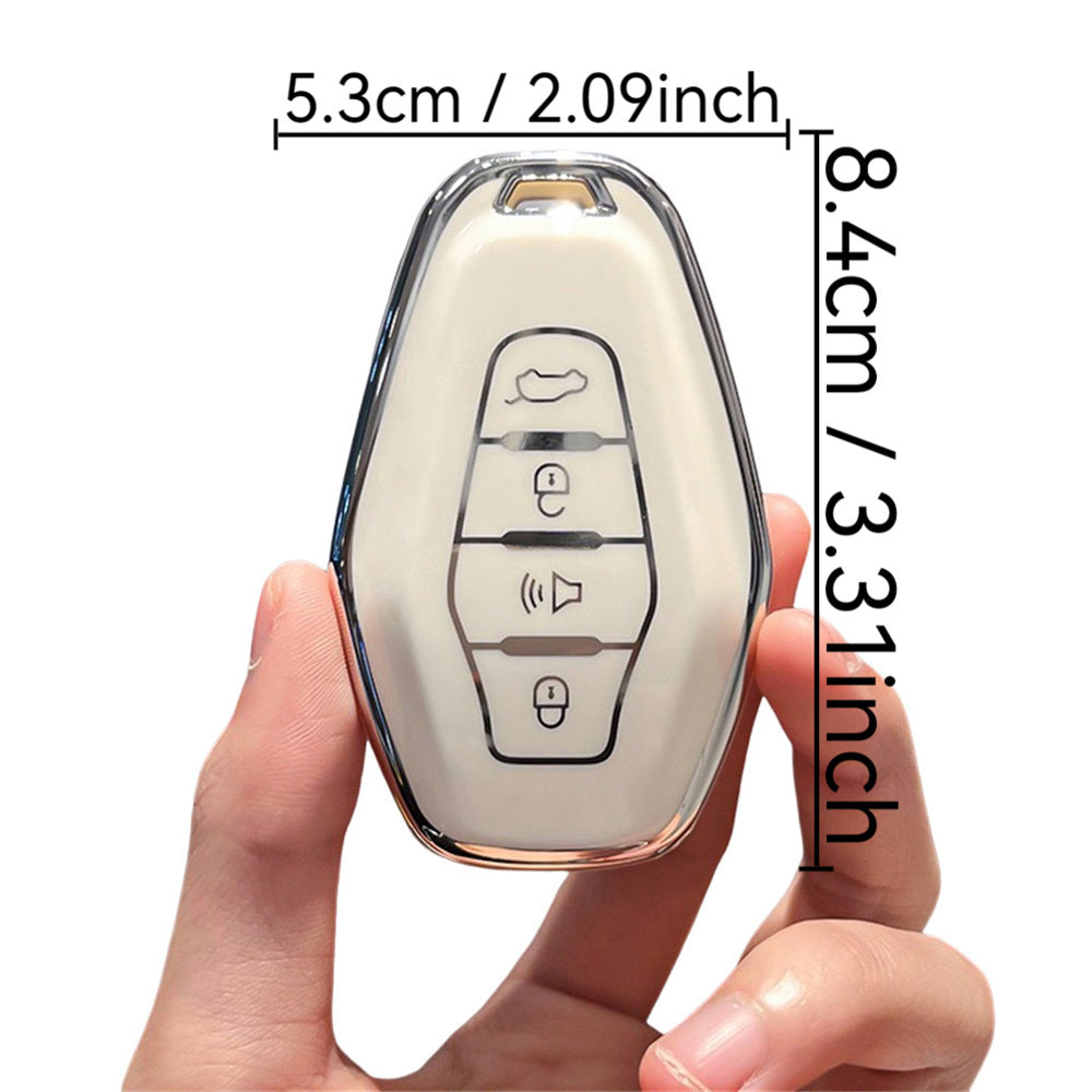 Practical TPU Car Key Cover for SUV Smart Key Protector Compatible with X70 X90 Max