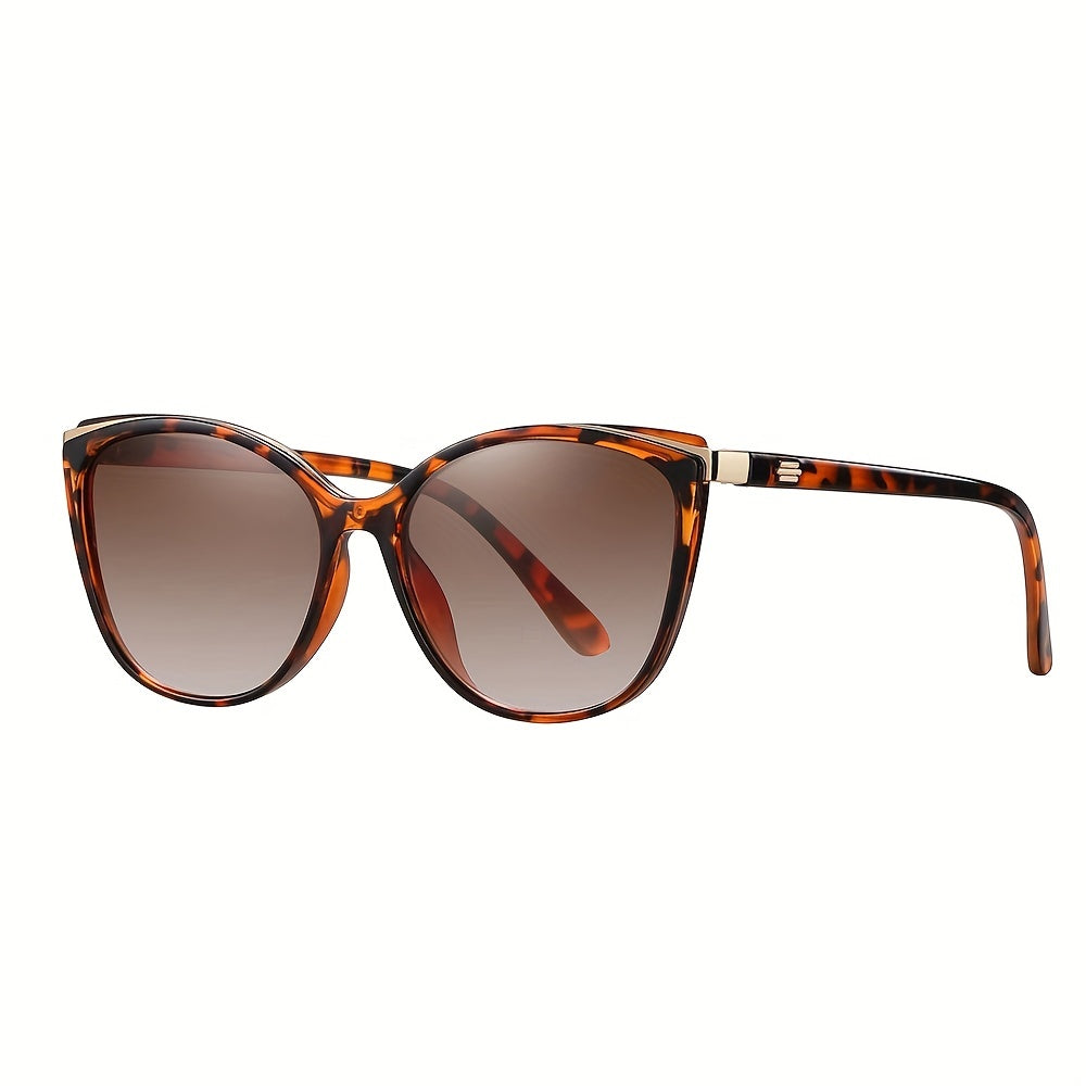 Unisex Cat Eye Sunglasses Gradient Lenses Anti-Glare for Driving Beach Travel