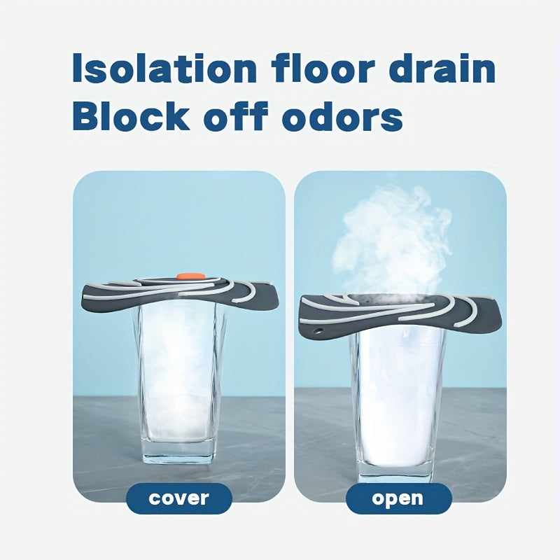 Cubierta de desagüe de suelo de silicona para baño, prevención de olores y protección contra fugas