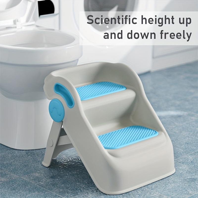 Children's Wooden Step Stool for Kids Bathroom and Bedroom Use