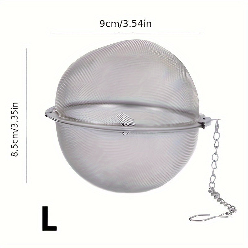 Stainless Steel Tea Infuser Set with Seasoning Ball and Spice Filter