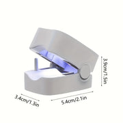 WeluvFit Перезаряжаемое устройство для релаксации ногтей с UV LED, зарядка через USB, работает на батарейках, идеальный подарок на День святого Валентина