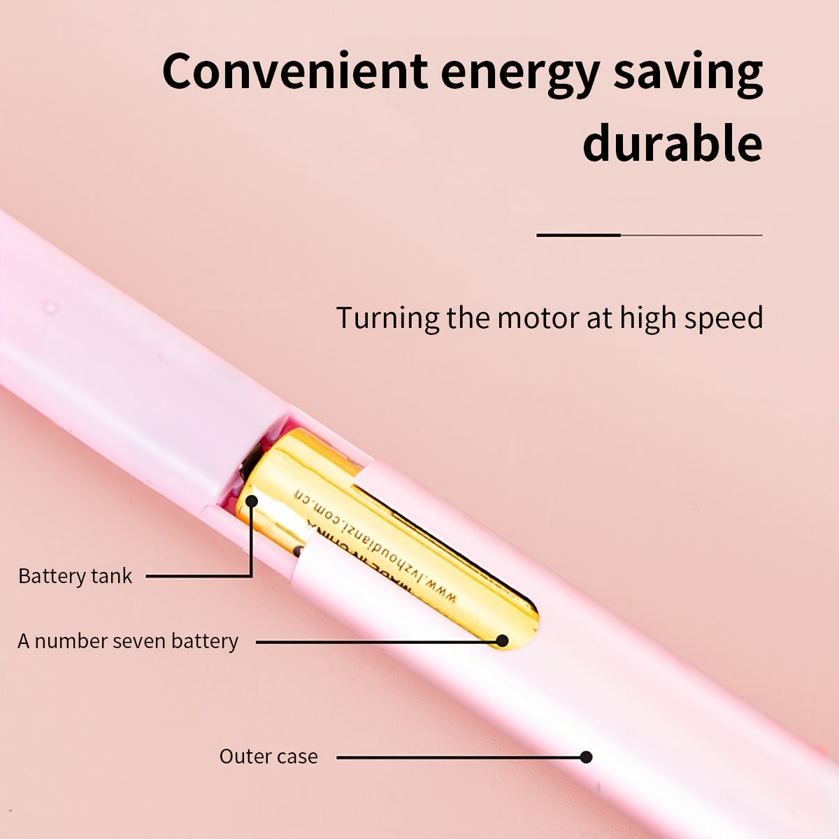 Recortadora eléctrica de cejas para hombres y mujeres, recargable, rosa y blanca