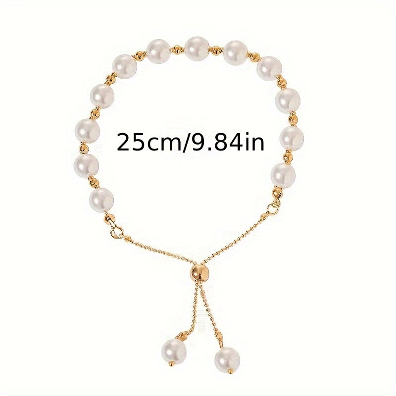 Women's Pearl Bracelet Imitation Pearl Vintage Style Daily Wear Gift