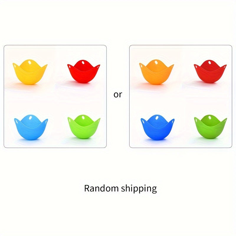 Набор силиконовых пароварок для яиц без BPA для микроволновки, аэрогриля, плиты, с антипригарным покрытием