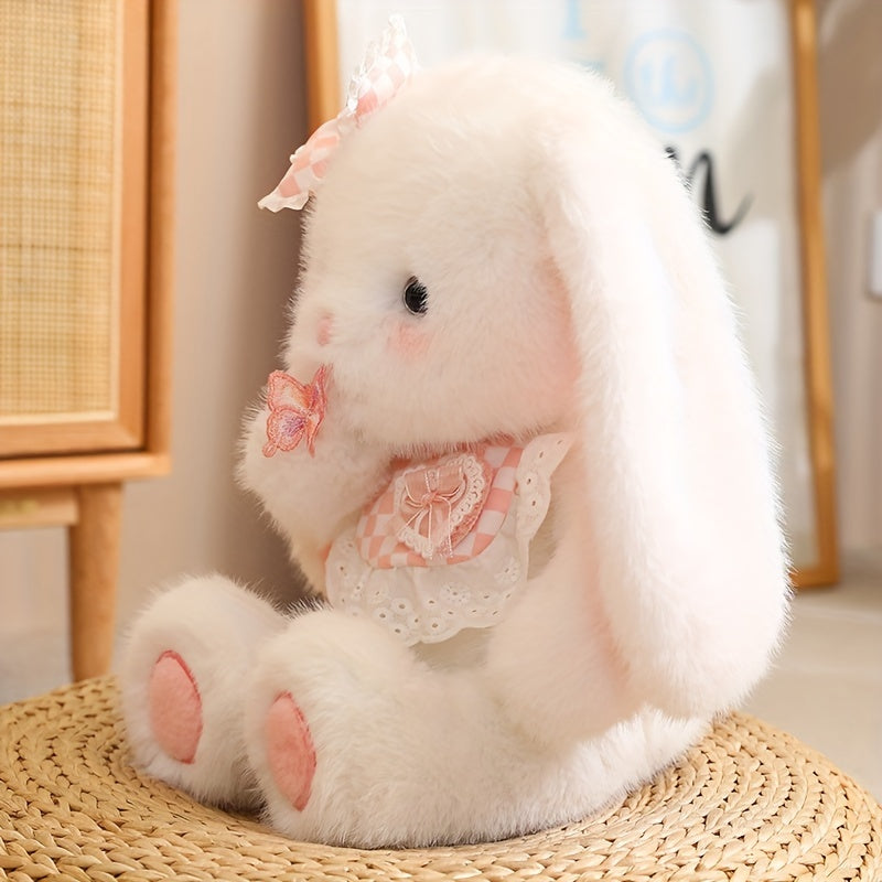 45cm Kawaii Rabbit Plush Toy Teddy Bear Soft Stuffed Animal for Home Decor and Gifts