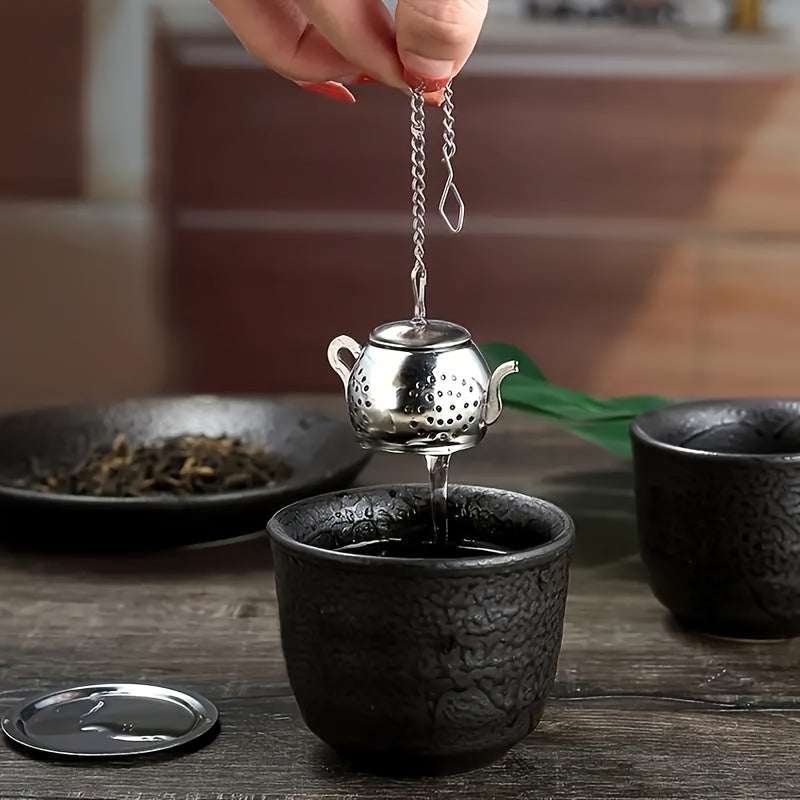 Ситечко для чая в форме чайника из нержавеющей стали марки 304 для маленьких чайников - Аксессуар для заваривания чая