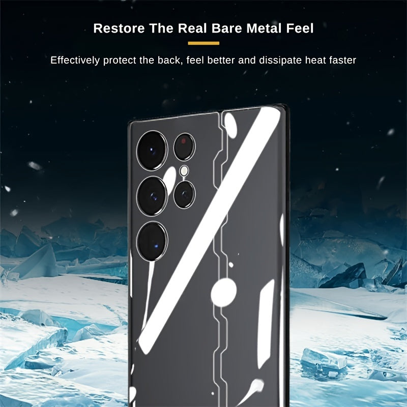 2 Piezas protectores de pantalla de hidrogel con mariposa de 360° para Samsung Galaxy S y Note Series