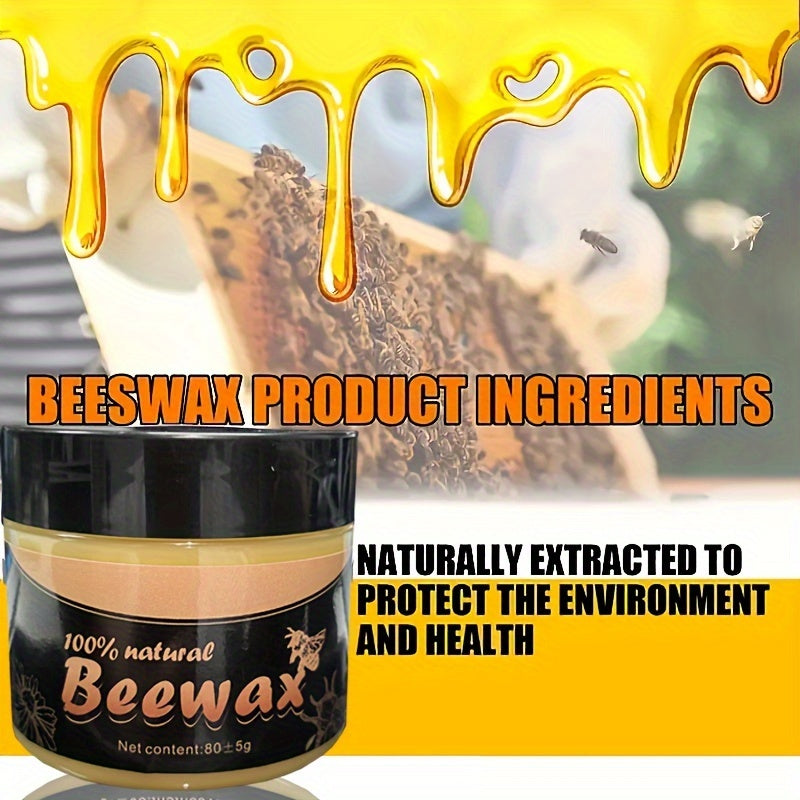 "Yog'ochingizni bizning premium asal mumimiz bilan yaxshilang - mebel va pol uchun 100% tabiiy polirovka, suv o'tkazmaydigan va yorqinlashtiruvchi formula, oddiy qo'llash, barcha yog'och yuzalar uchun mos"