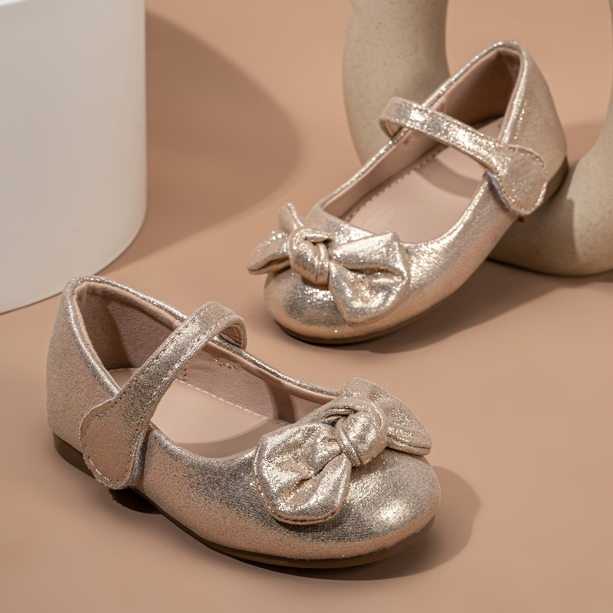 Zapatos para niñas y niños, ligeros, de tela, con lazo, casual, para todas las estaciones, de caña baja