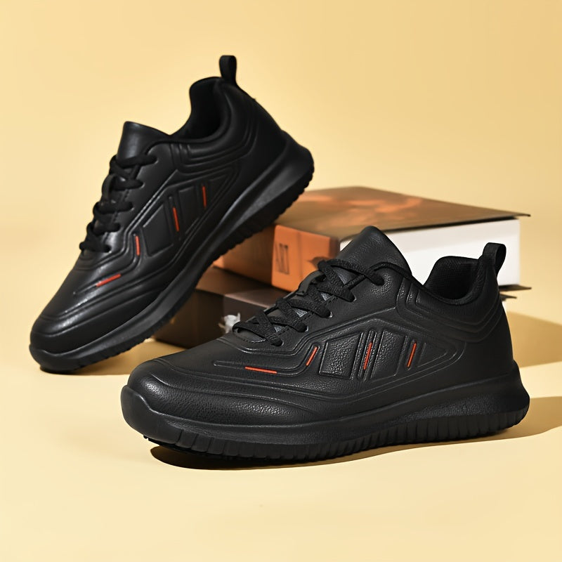 Women's Non-Slip Microfiber Chef Shoes Casual Solid Color All-Season