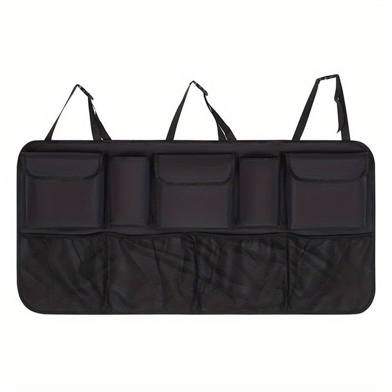 Car Seat Organizer with Back Storage Toy Hanging and Anti-Kick Pad