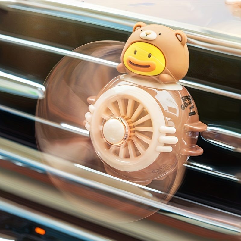 Car Air Conditioner Air Outlet Magnet Decor Cartoon Doll Aromatherapy Slices