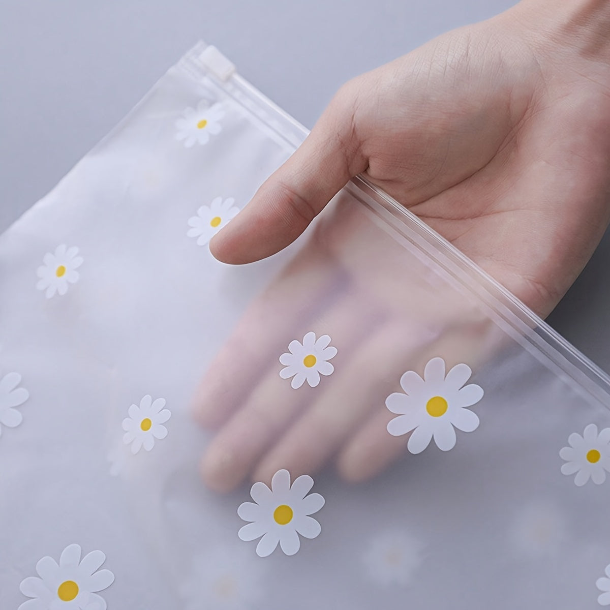 Frosted PE Storage Bags Set of 10 for Clothes Gifts Travel Home Organization