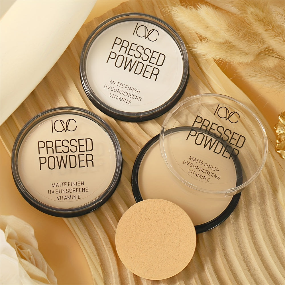 Women Matte Finish Pressed Powder Waterproof Oil Control Foundation