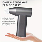 Portable High-Speed Turbo Fan with USB Charging for Cooling and Cleaning