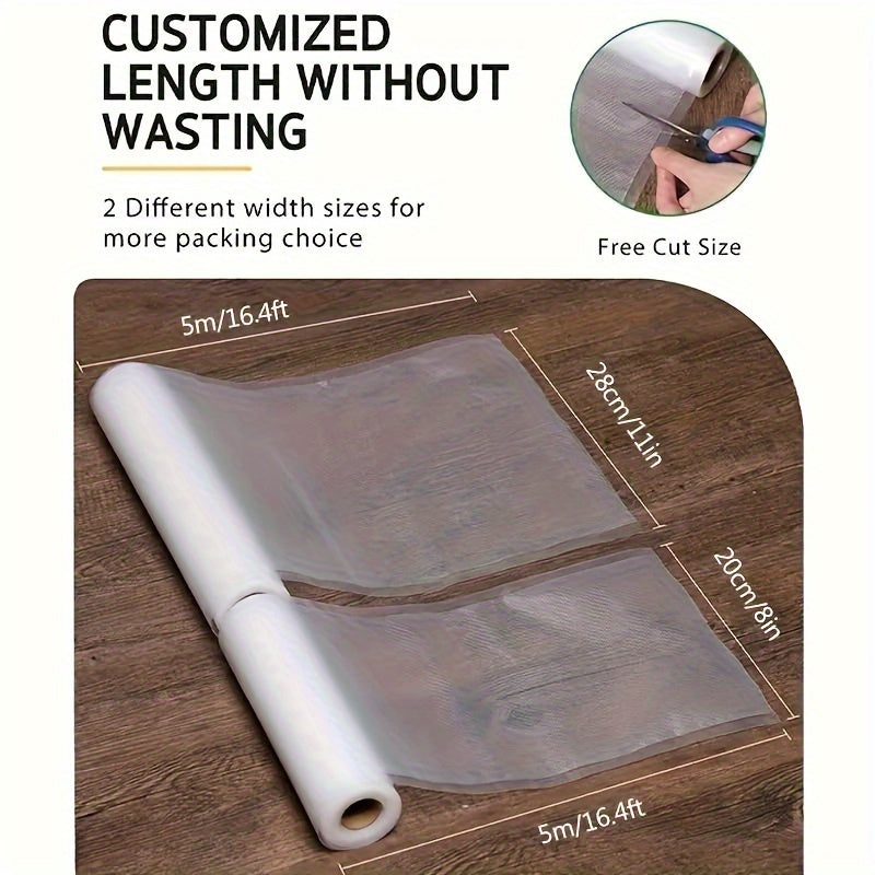 Vacuum Sealer Bags Set 6 Rolls Food Storage Preservation Meal Prep