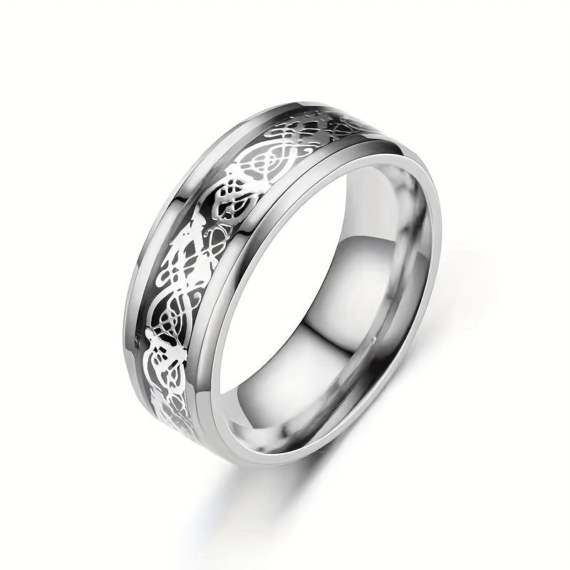 6 ta Punk uslubidagi halqalar to'plami, turli ranglarda aralashtirish va moslashtirish uchun ishlab chiqarilgan, erkaklar va ayollar uchun kundalik kiyimlarini to'ldirishga ideal.