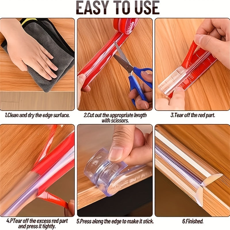 Protector de esquina para bebé, tira de parachoques suave para protección de esquinas de muebles