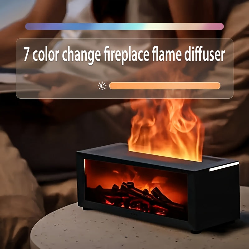 Смоделированный камин с увлажнителем, ароматерапией, пультом дистанционного управления, подсветкой