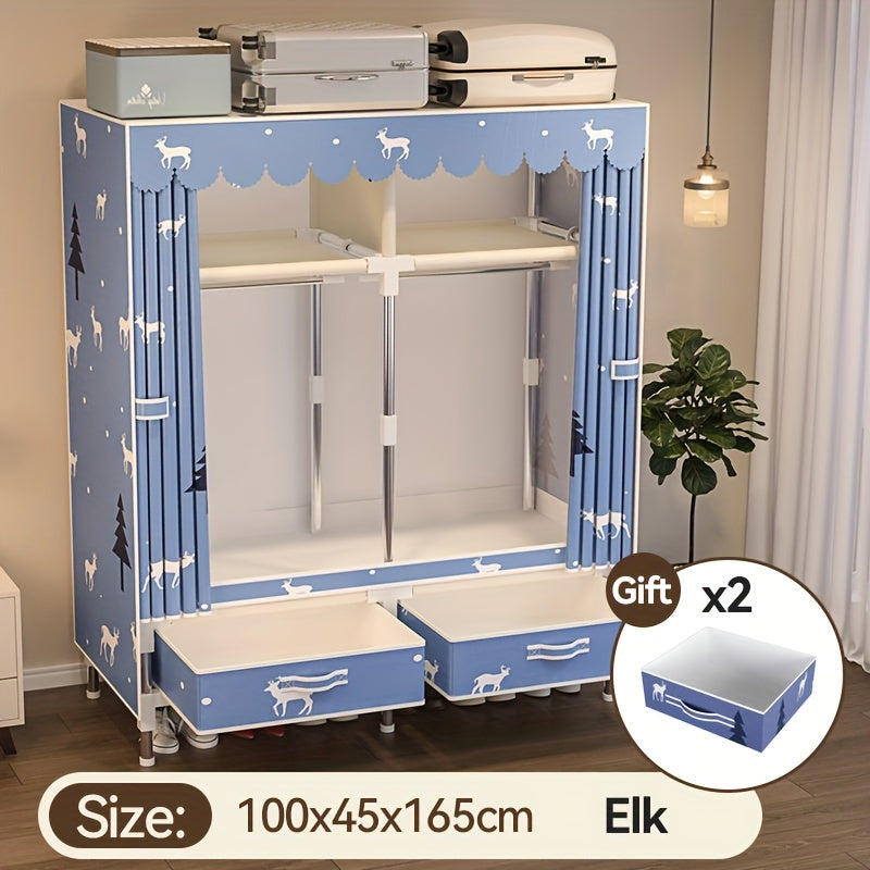 Современный рождественский гардероб с дизайном оленя для общежитий и комнат