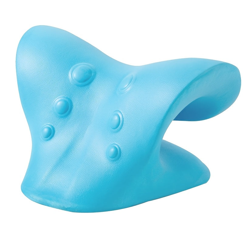 Medium Firm Foam Neck Pillow for Spinal Support C-Shaped Ergonomic Shoulder Relaxer