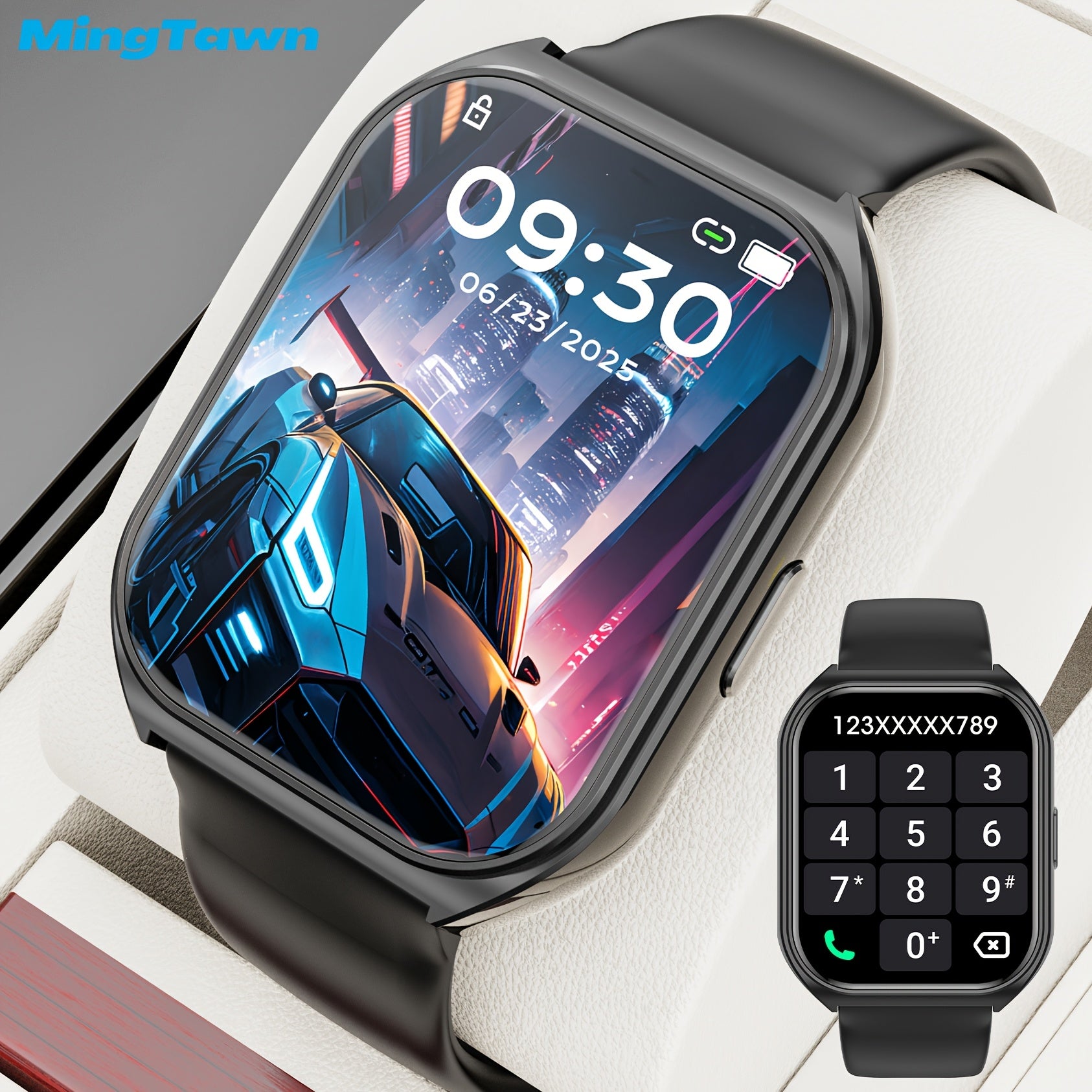 HD 1.83 Inch Touch Screen Smartwatch for Men Women Waterproof IP67 Fitness Tracker with Calls and Sports Modes