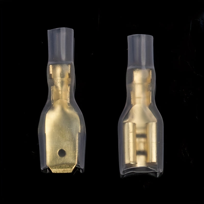 180-315 Pcs Crimp Spade Terminals with Insulating Sleeves for Wire Connectors