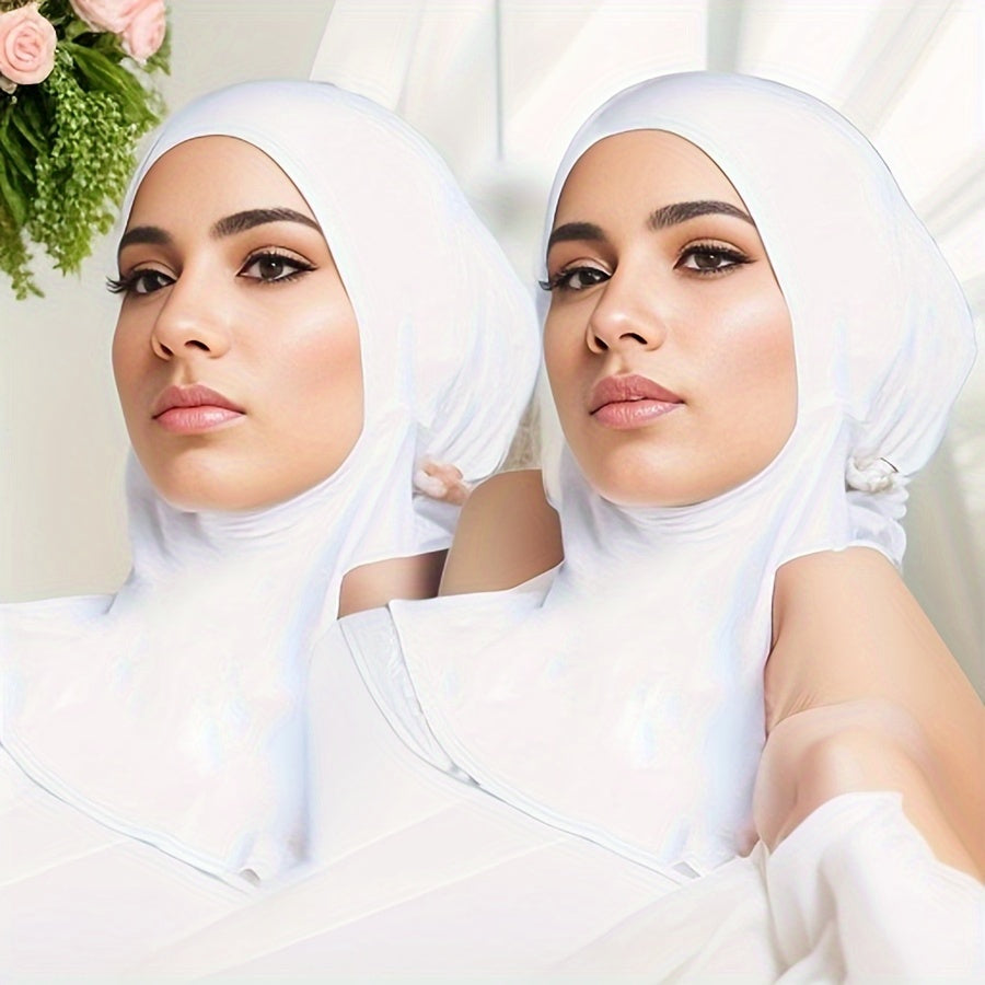 Nafas oladigan elastik turban shlyapa hijab Ramazon va Eid sovgʻasi uchun