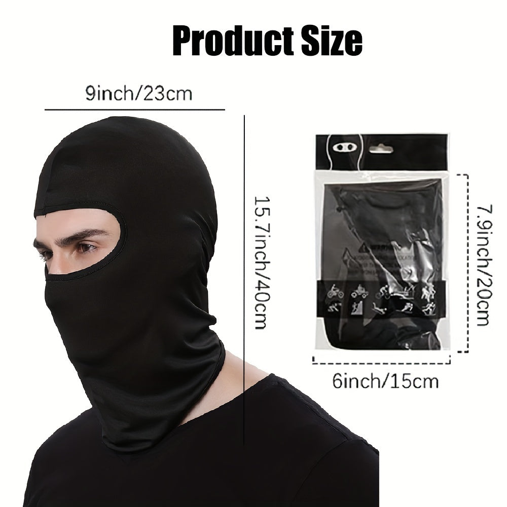 Unisex Breathable Ski Mask Helmet Inner Cap Windproof Neck Warmer