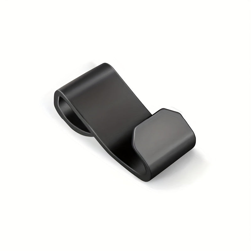 Gancho de almacenamiento para guantera del copiloto del coche, organizador interior, negro