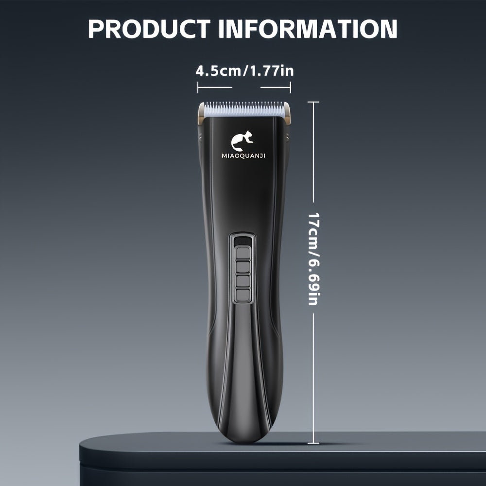 Electric Pet Hair Clipper USB Rechargeable for Dogs and Cats